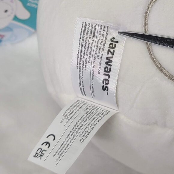 Hello Kitty Squishmallow Plush Cinnamoroll Costume Hoodie 8" Removable Hood - Picture 7 of 14